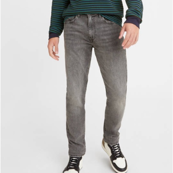 Men’s Levi’s 512 Slim Taper Black Washed Jeans Size W33 L34 - Picture 14 of 14